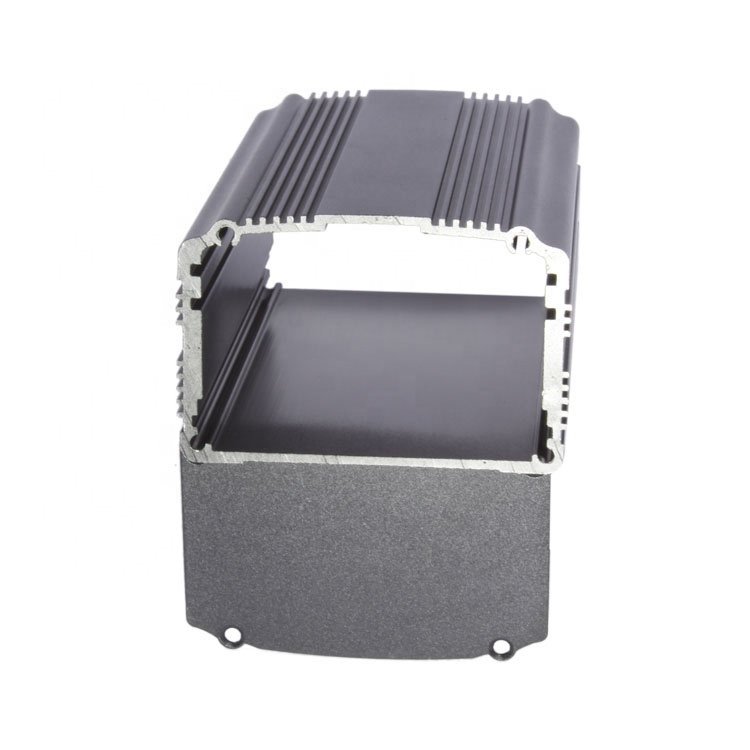 Electric Junction Box Housing Customization Industrial Anodized Aluminum Car Amplifier Box Electronics Project Enclosure Cases