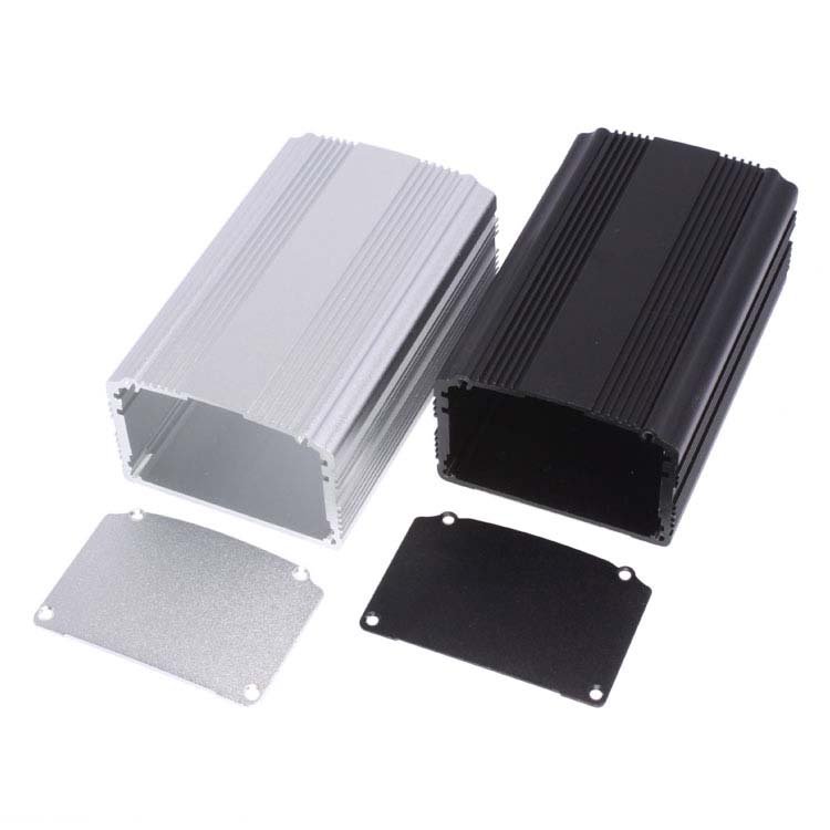 Electric Junction Box Housing Customization Industrial Anodized Aluminum Car Amplifier Box Electronics Project Enclosure Cases