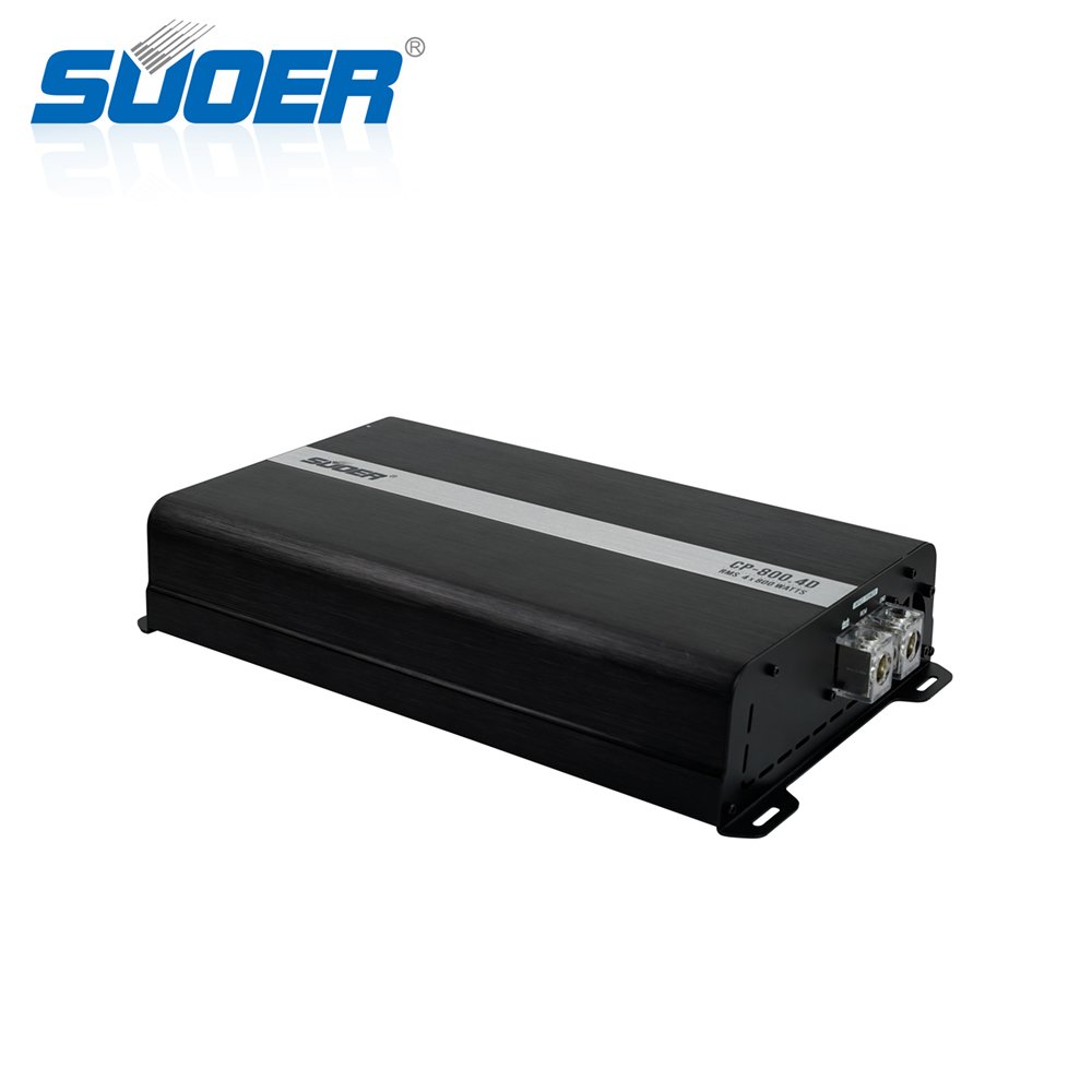 Suoer CP-800.4 Class D Mono Channel Car Amplifier Rms 800 Watts 4 Channel Car Amplifier
