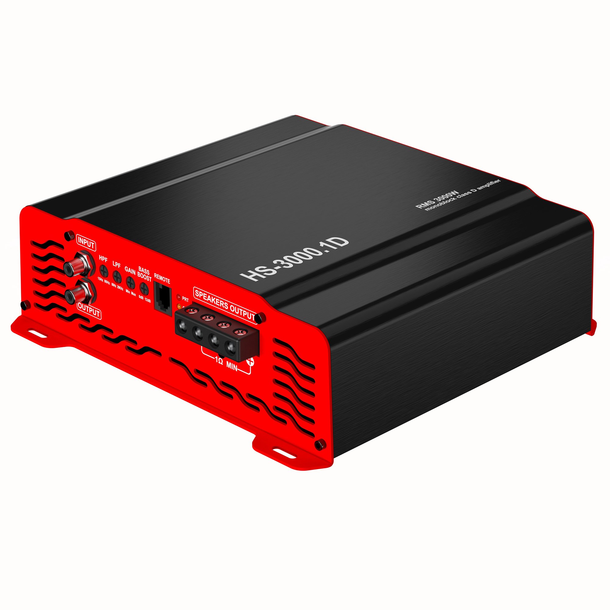 Brazilian Amplifier HS-3000.1D Super Big Power Monoblock RMS 3000w Max 8000w Suitable for Subwoofer Amplifier