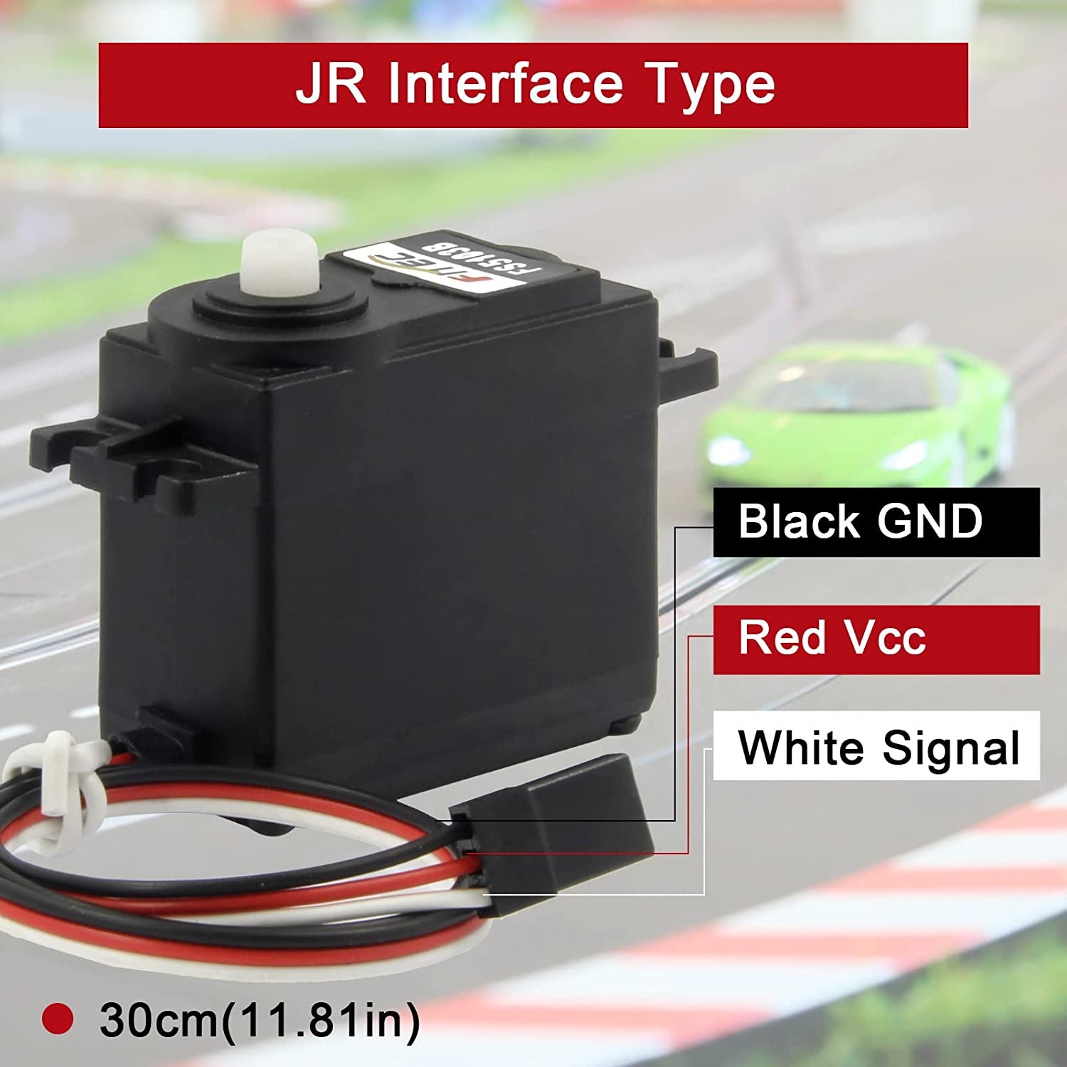 3KG 180 Degree Analog Servo FS5103B Unisex General-Purpose Standard Servo Motor Components Low-Cost Plastic Gear with Gyros Case