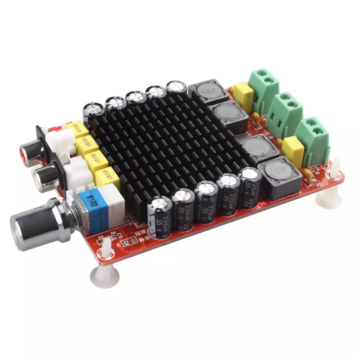 Compatible with XH-M510 TDA7498 high power digital workplace 2*100 watt automotive power amplifier DC 14-34v wireless module