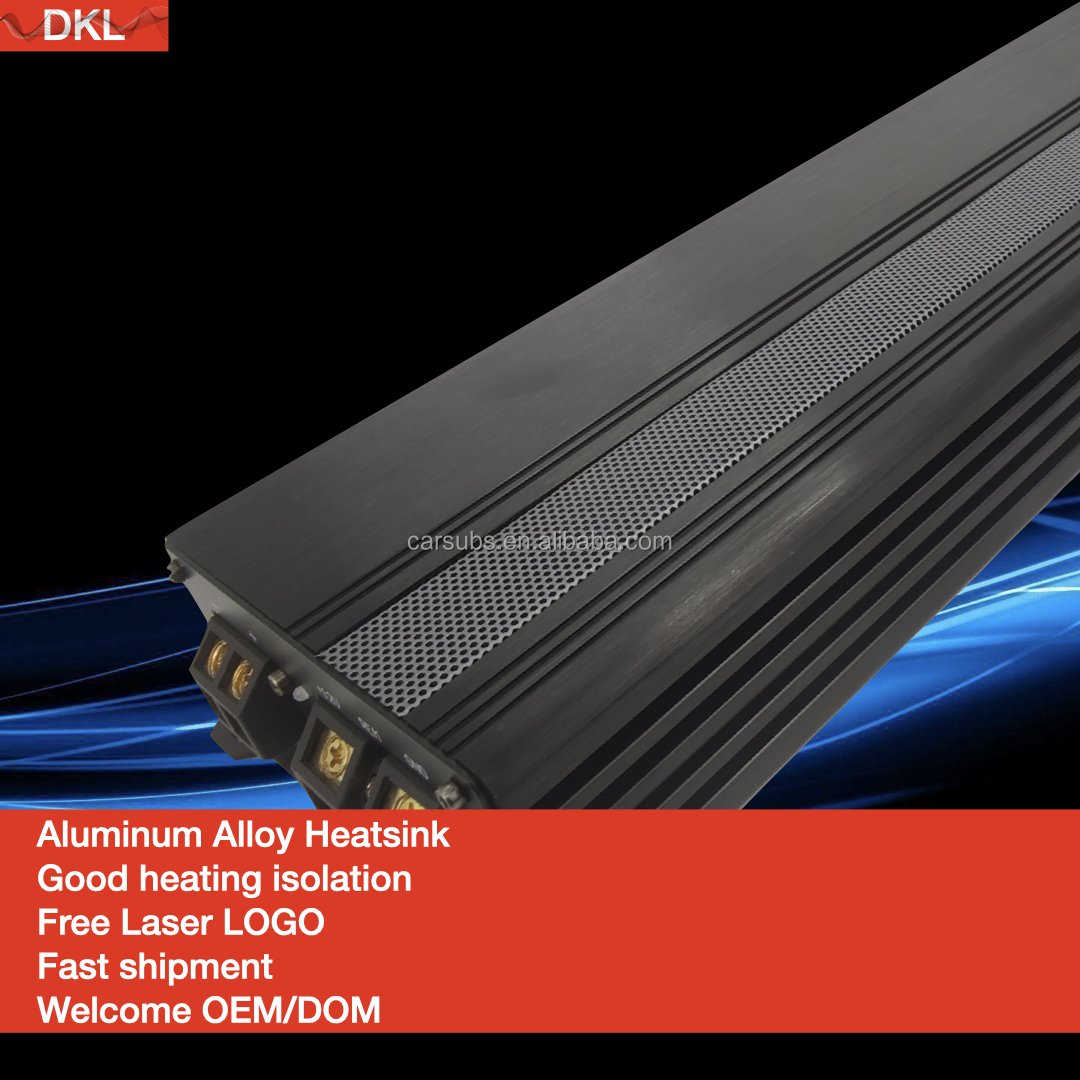 Mono Car Subwoofer Amplifier RMS 2200W Class D Max 1 Ohm Peak 4500W SPL Strong Bass Car Amplifier Monoblock