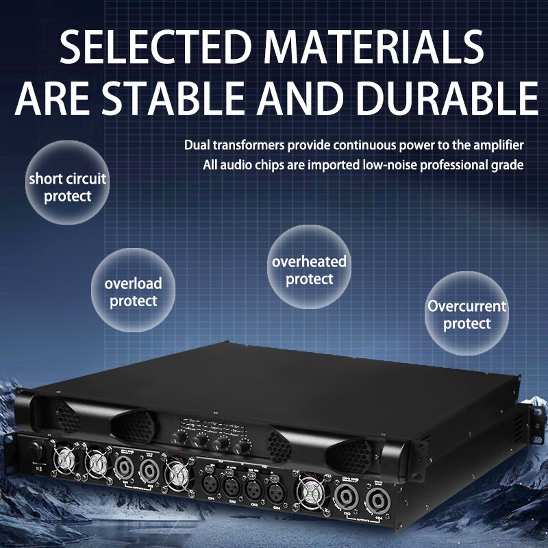 20000 Watt Best Sales DA20K4 Series Class D PA Dj Power Amplifier 4 Channel