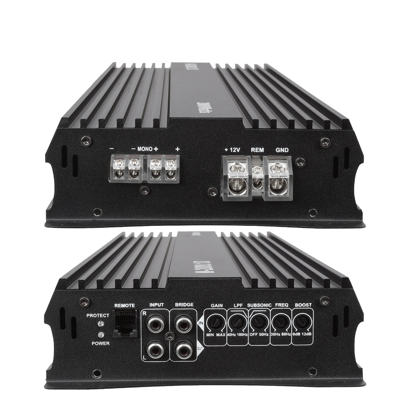 RMS 2000 Watts 1 Ohm Impedance Car Monoblock Power Kinds of Car and Truck Audio System Monoblock Car SPL Amplifier Class D
