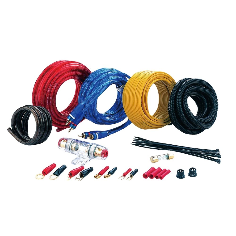 High Quality Car Audio Amplifier Wiring Kit Car Speaker Subwoofer Amplifier Audio Wire Car Audio Cable Amp Wiring Kit