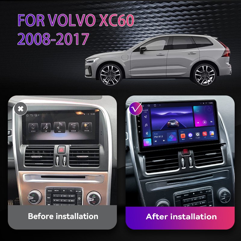 Android Car Video Audio Stereo for 2015-2017 Volvo XC60 Gps Car Radio DPS Wireless Car Video Player