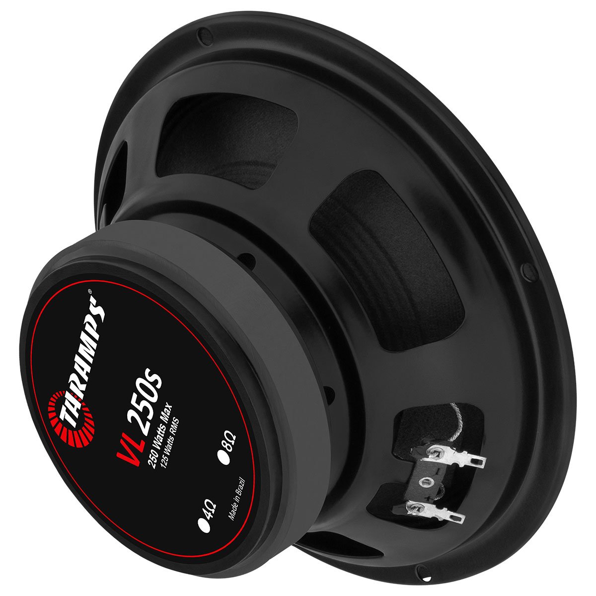 Taramps Loudspeaker 8" VL 250S 4 or 8 Ohms 125 Watts Rms 250W Max Speaker Sound Ideal for Advertising Cars and Guitar Amplifiers