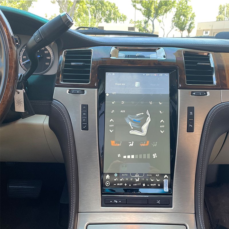 13.6 Inch Vertical Android Touch Tesla Style Car Screen for Cadillac Escalade 2007-2014 Auto Car Stereo Player Radio