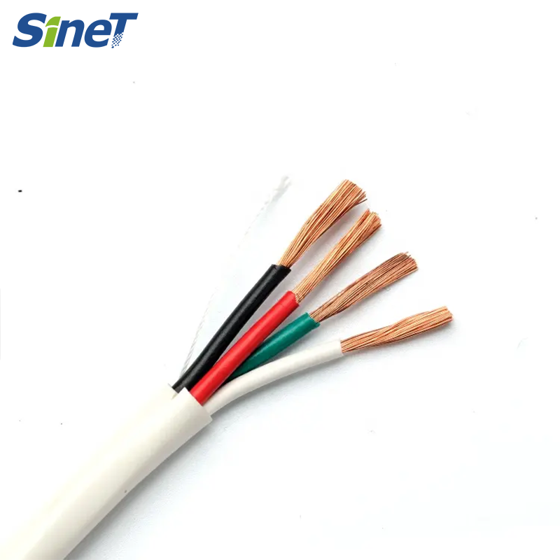 Factory Price Ultra Flexibility HD Indoor/Outdoor 2core 4 Core 12 14 16 18AWG Stranded Copper Audio Speaker wire Cable