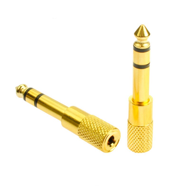 Audio adapter headset 6.5 to 3.5 adapter headphone interface converter microphone microphone adapter