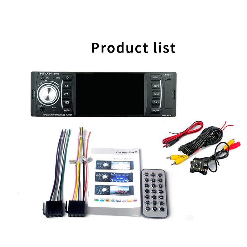 Hot Sale Original Factory 4.1 Inch One Din Car Radio Player with BT Mp3 Mp5 Car Monitor 4018