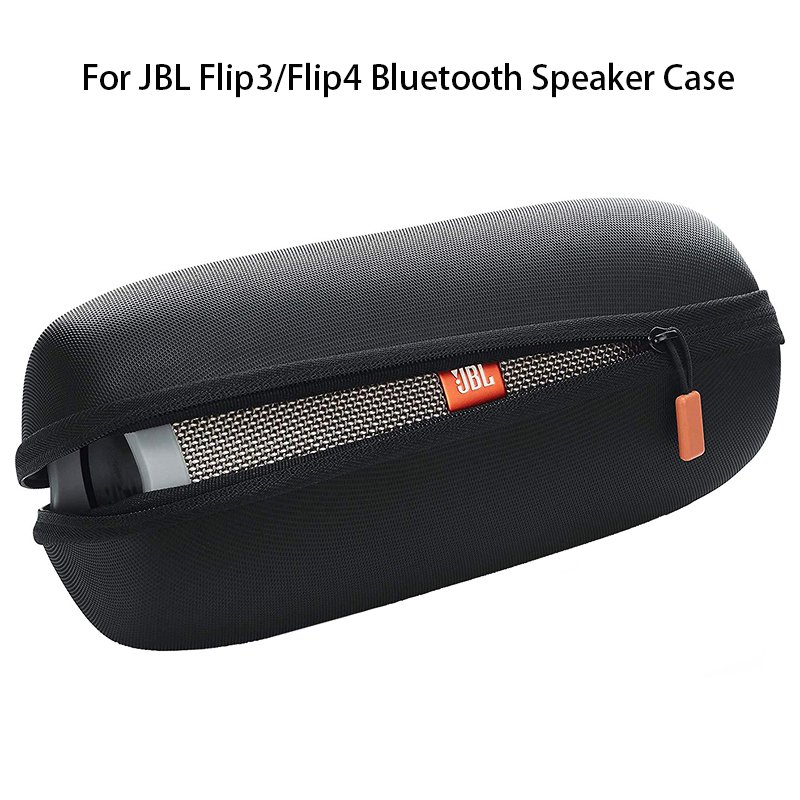 RSBAGS Portable Waterproof Wireless Speaker EVA Case For Charge 5 Wireless Speaker Case Protective Travel Box Velvet Black