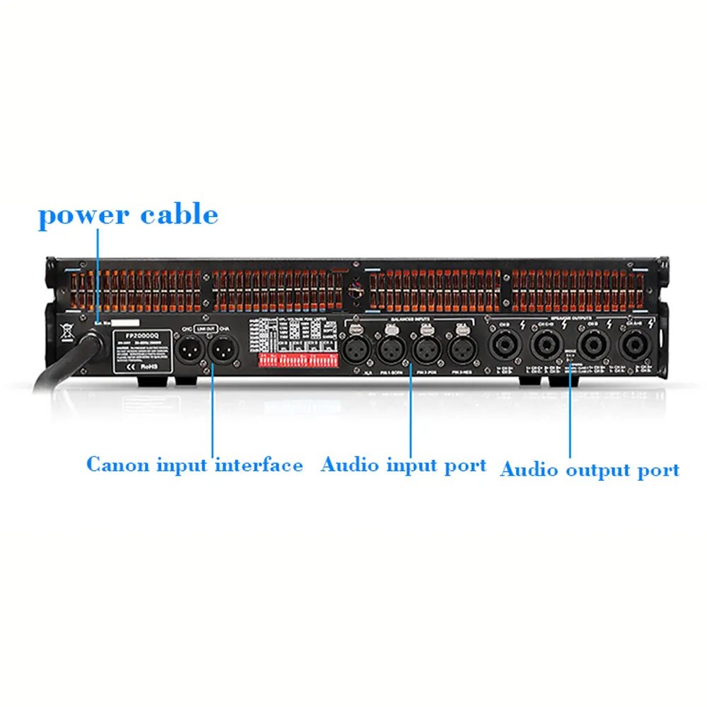 FP20000Q Stage Master Power Amplifiers Professional Power Amplifier Power Amplifier Professional 9000w