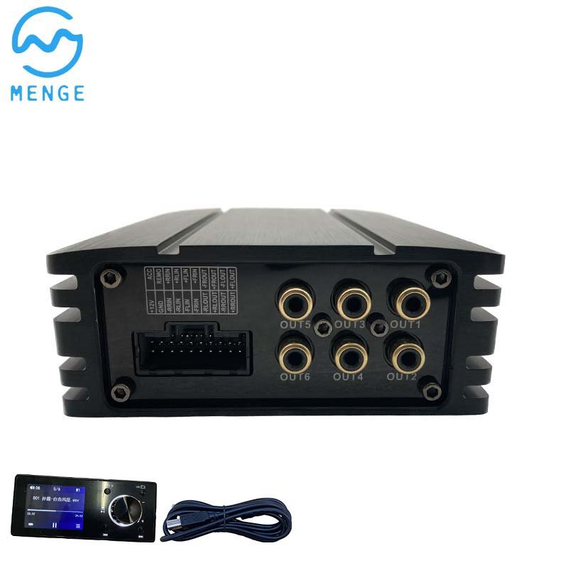 Car Audio DSP Amplifier Processor 31 Band EQ With 4CH High Input 6CH High Output DSP Controller