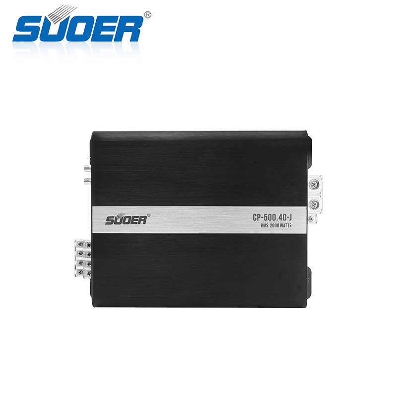 Suoer CP-500.4D-J Auto Audio 4 Channel Full Frequency Class D Car Amplifier