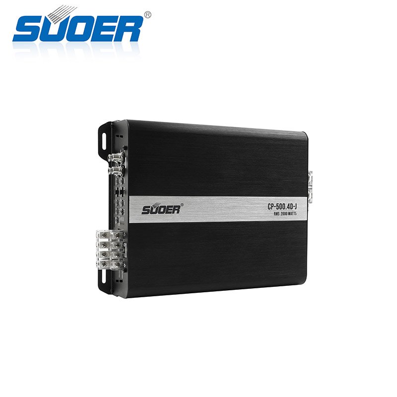 Suoer CP-500.4D-J Auto Audio 4 Channel Full Frequency Class D Car Amplifier