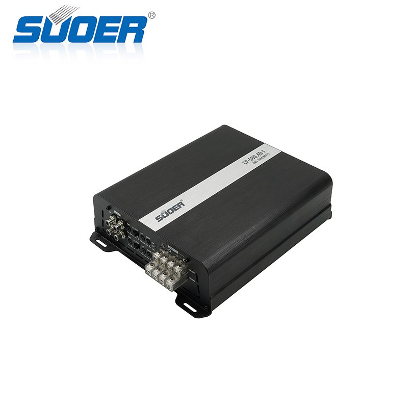 Suoer CP-500.4D-J Auto Audio 4 Channel Full Frequency Class D Car Amplifier