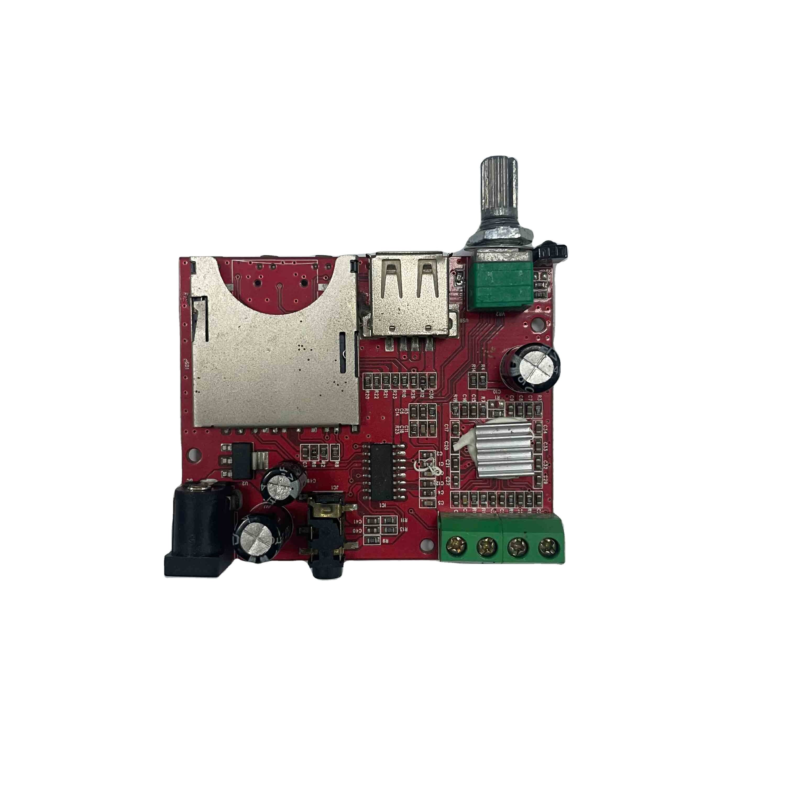 " 2*25W Amplifier Blue tooth 5.0 MP3 Player Decoder Board 12V Car FM Radio Module Support TF USB AUX Handsfree Call Record"