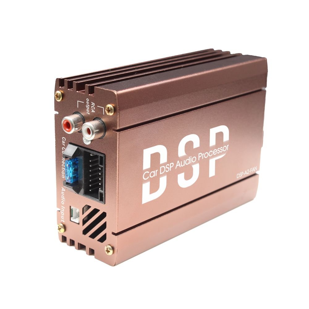 Sound Quality Car Stereo DSP Amplifier RMS 260W Full Range 6 Channels Car Amplifier Class AB built in fan heat dissipation