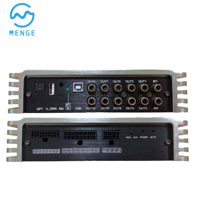 Car DSP AMP 6CH Input 8CH Output 31EQ Band Crossover Built-in Car Dsp Audio Processor 8*20W Car DSP Amplifier