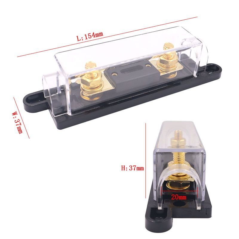 ANL Amplifier Fuse Holder Bolt-on Fuse Box Car Fuse Holders Automotive Fusible Link 50A 60A 80A 100A 125A 150A 200A 250A 300A