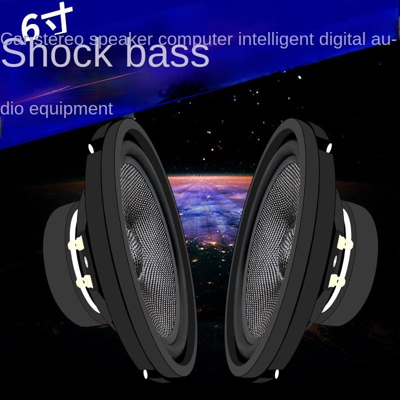 Wholesales 6 6.5 8 Inch Car Speaker Horn 4 Euro 30W Full Frequency Home Amplifier for School & Factory Medium Low High Sound Box