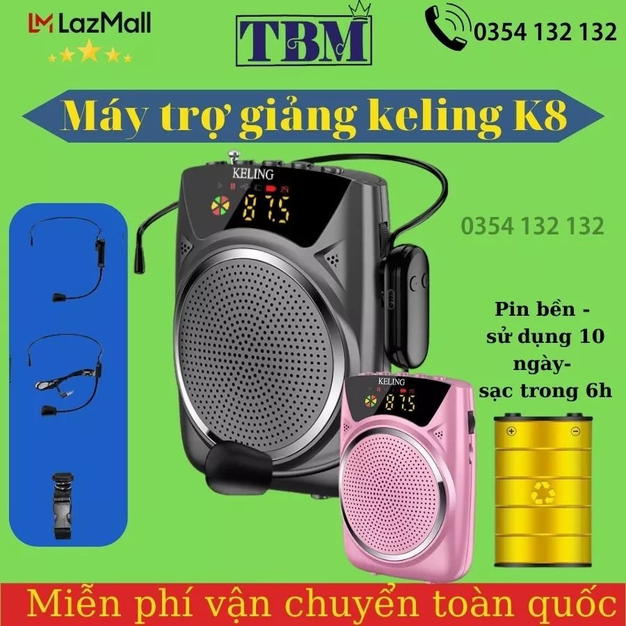 5.0 UHF Accessories KAW K8 Consumer Electronics 150gr Weight Bluetooth Wireless speaker for teaching assistant