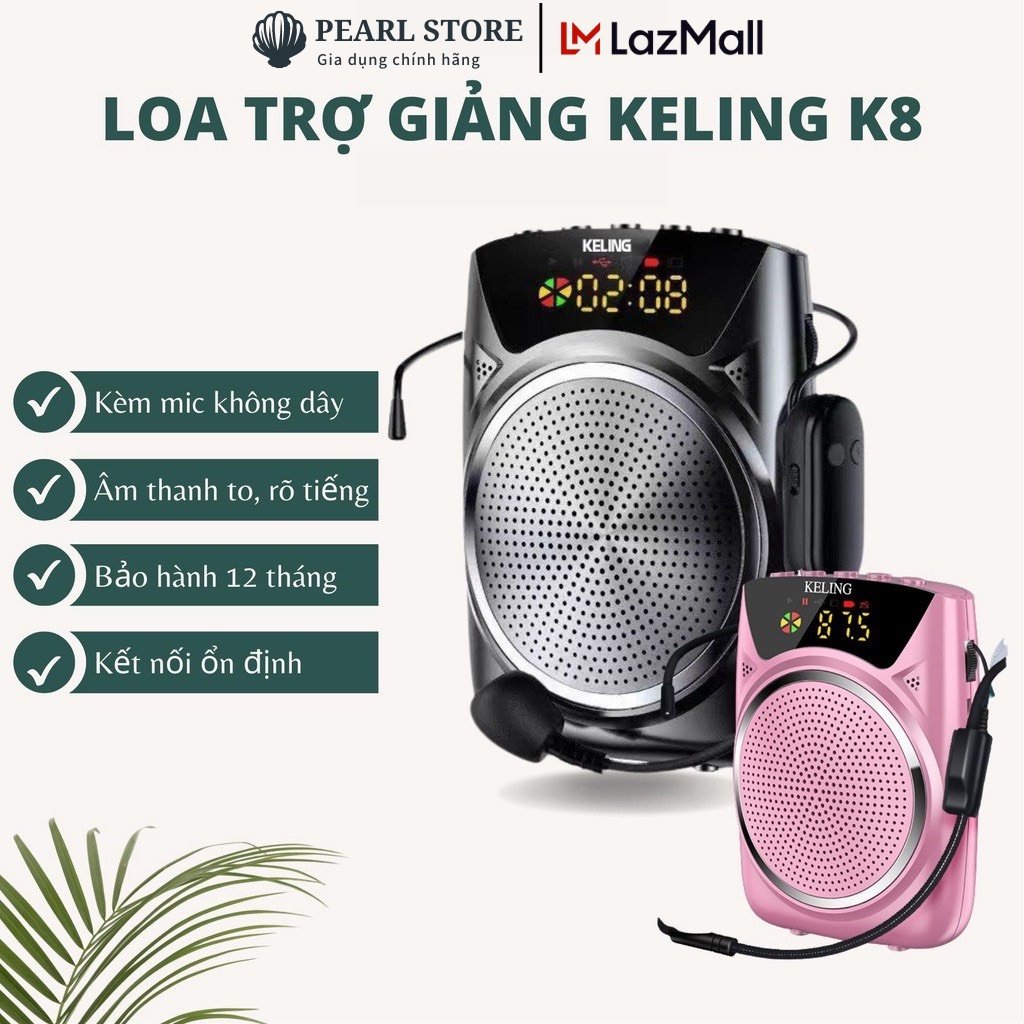 5.0 UHF Accessories KAW K8 Consumer Electronics 150gr Weight Bluetooth Wireless speaker for teaching assistant
