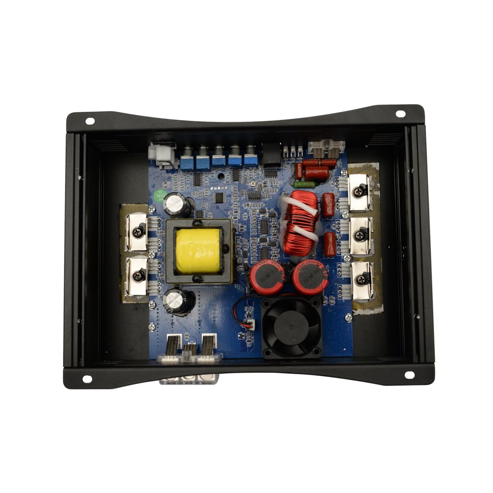 Factory Wholesale Class D Full Range Car Audio DSP 1-Channel 14V RMS 1500W Professional Car Amplifiers