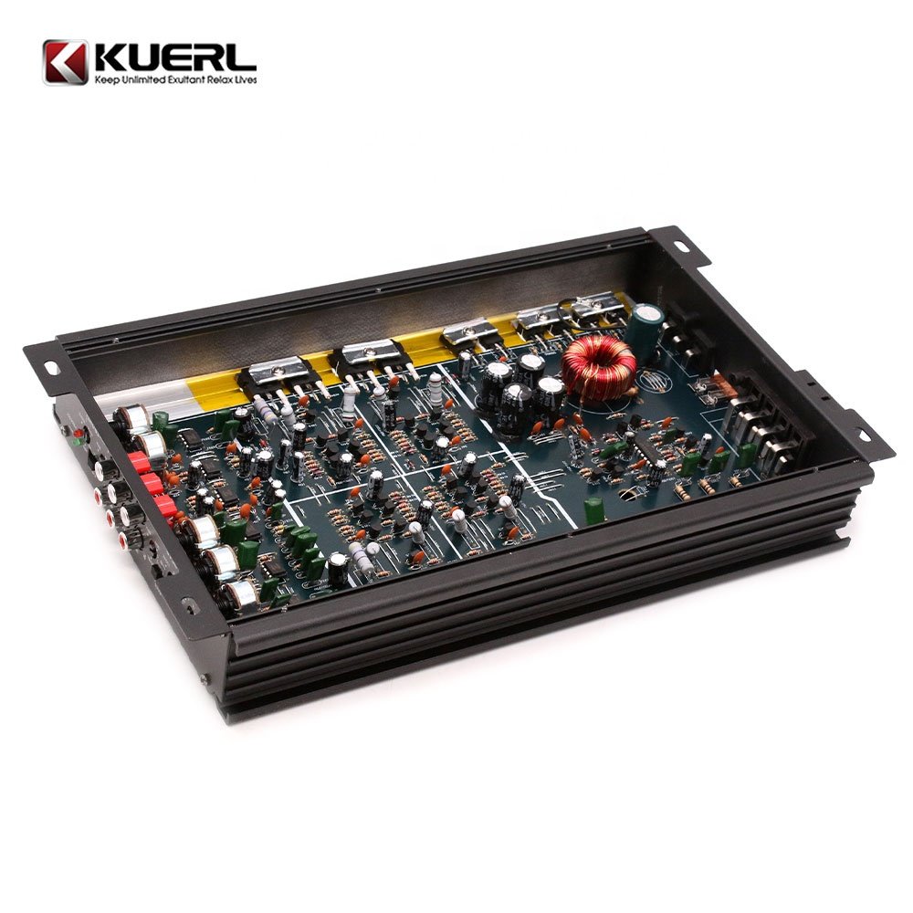 Factory Direct Wholesale 12V Big Power Car Audio Power Amplifier 4 Channel Class AB Car Amplifier