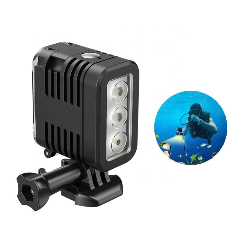 Takenoken Photography Accessories Waterproof Dive Light Waterproof LED Fill Night Light Underwater Video Light for Go Pro Camera
