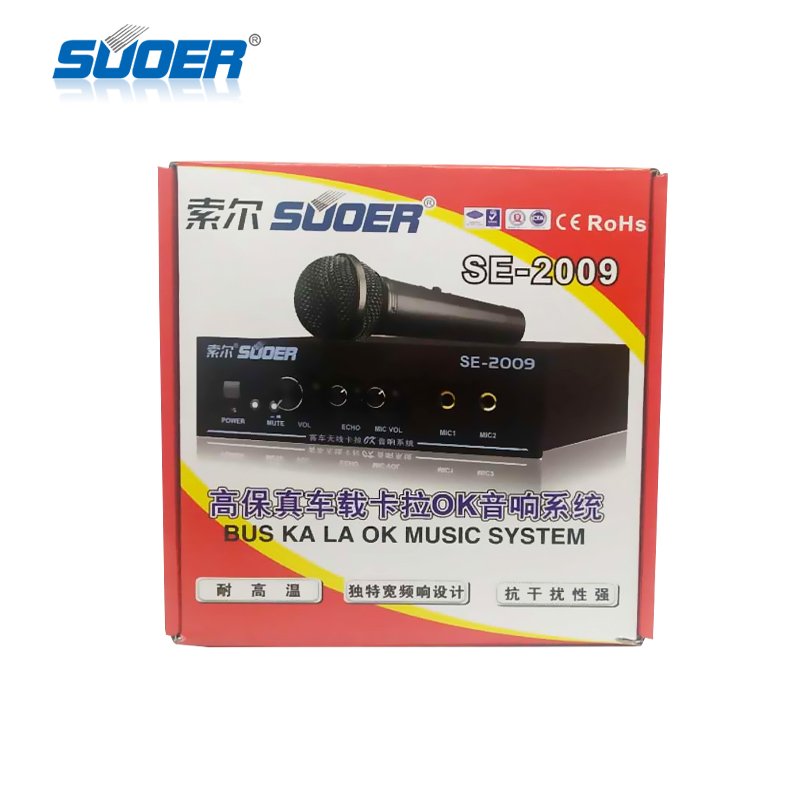 Bus 12/24V Car Audio Amplifier Amplifier for Car Stereo Support Microphone Speak or Karaoke