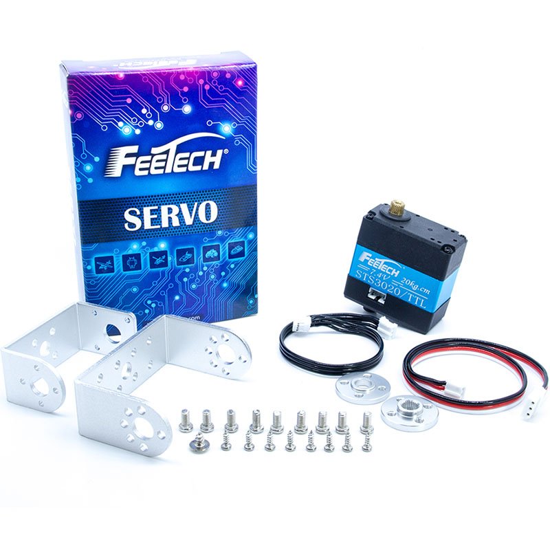 RDS3225 25kg Digital Servo Motor for Arduin Robot Unisex Metal Gear with Long & Short Flat U Brackets High Torque 20kg Type RC"