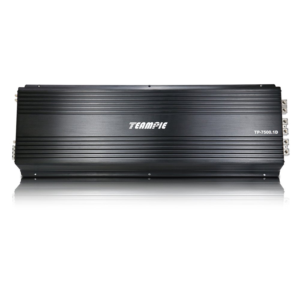 Korean Built DC 12V High Power 8000W RMS Class D Monoblock Strapble Car Power Amplifier Stable at 1 Ohm TP-7500.1D