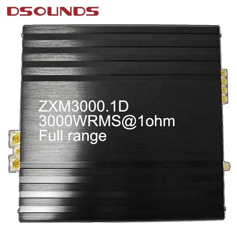Brazilian Style 3000Wrms Car Amplifier with Full Range and Big Power Mono Block for Car Audio Speaker