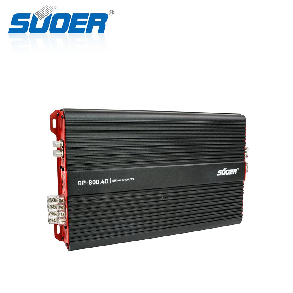 Suoer BP-800.4 Car Amp Class D 4 Channel Max Power 10000w Car Amplifier