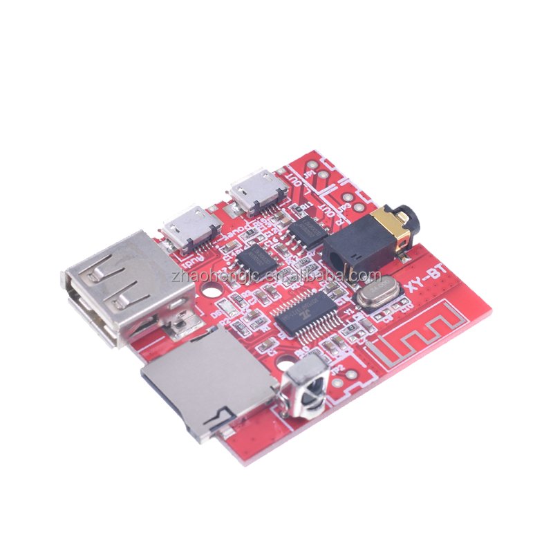 Car Bluetooth 4.1 MP3 WAV Decoding Board 3W Speaker Amplifier Audio Receiver Module Support USB/TF/U-DISK/IR Remote Control
