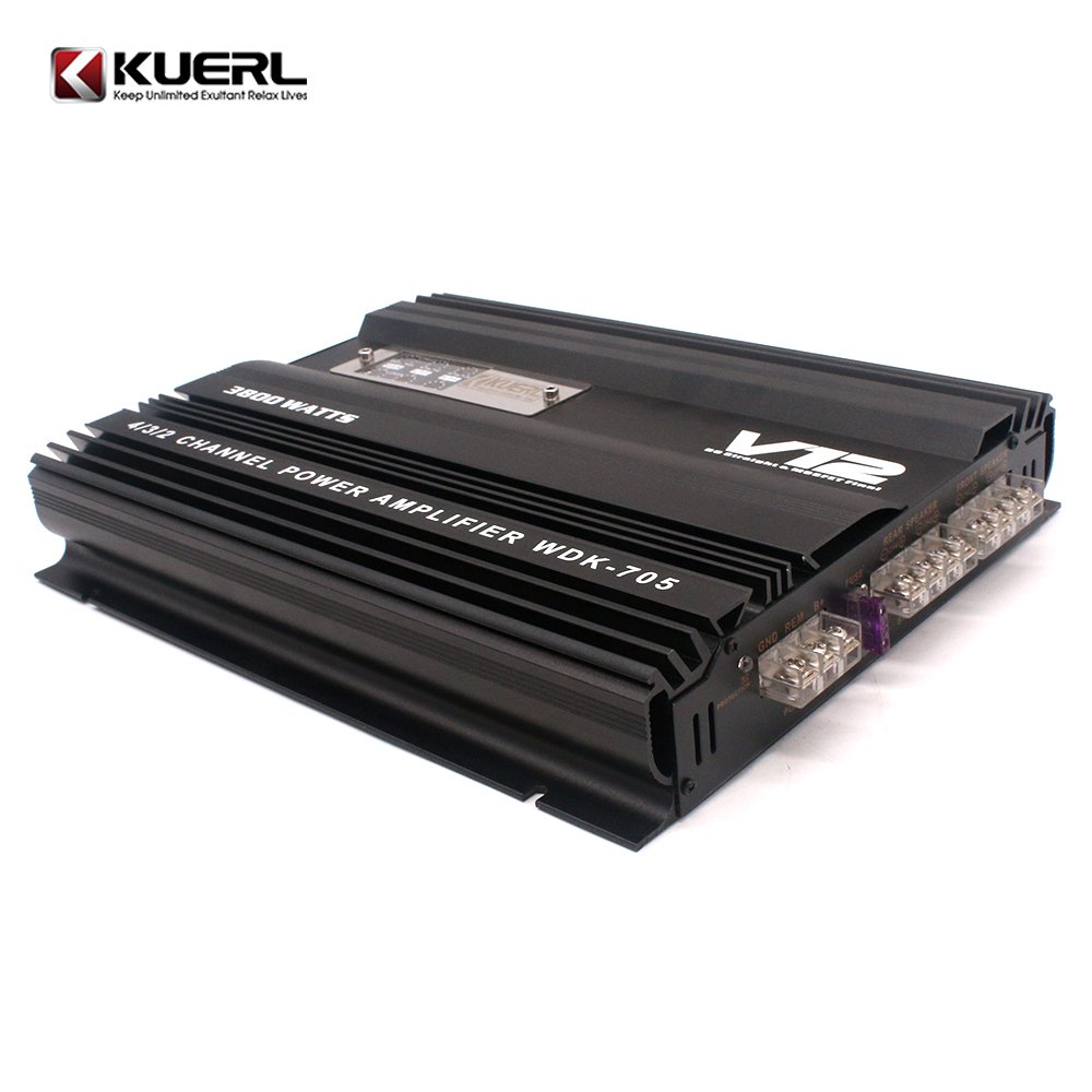 WDK-705 12V Car Power Amplifier 4 Channel Sound Digital Car Amplifier 5000W Car Audio Amplifier 3800W
