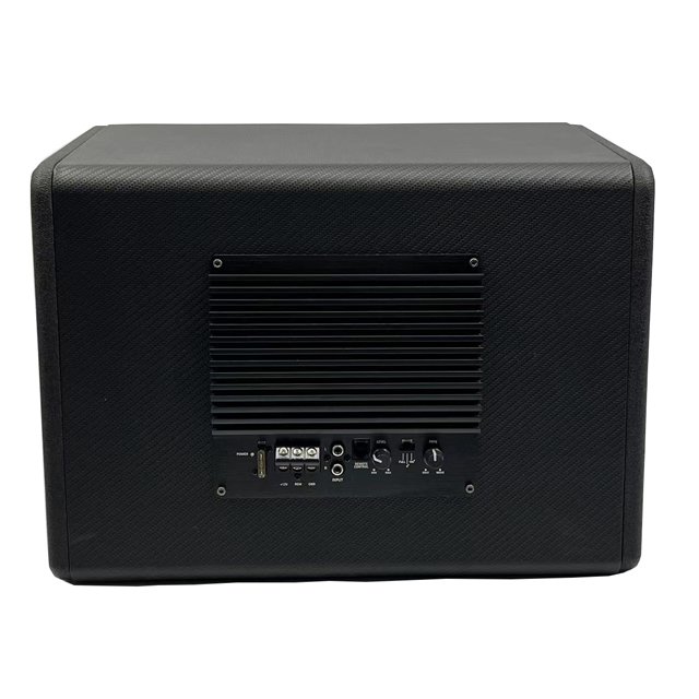 Factory OEM Strong Bass Active Car Audio Subwoofer Enclosure 12 Inch Car Active Subwoofers Car Sound Subwoofer Box