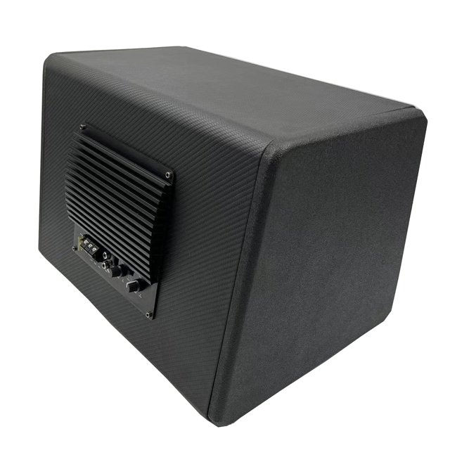 Factory OEM Strong Bass Active Car Audio Subwoofer Enclosure 12 Inch Car Active Subwoofers Car Sound Subwoofer Box