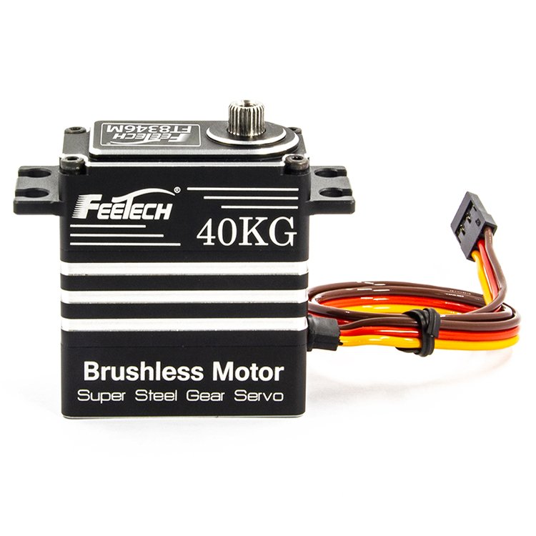 Feetech FT8346M HV 12V 45KG Large Torque 360 Degree Coreless WP Digital Servo Metal Gear Motor RC Crawler Car Winch Robot Use
