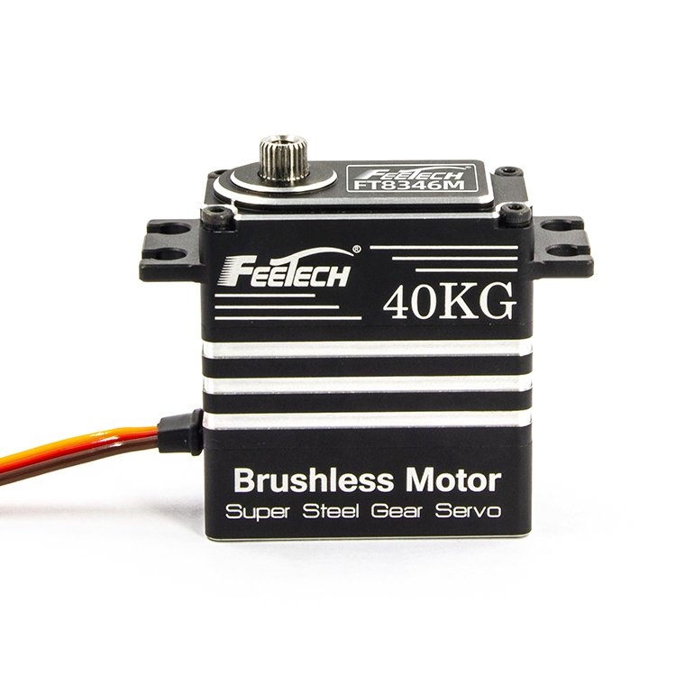 Feetech FT8346M HV 12V 45KG Large Torque 360 Degree Coreless WP Digital Servo Metal Gear Motor RC Crawler Car Winch Robot Use