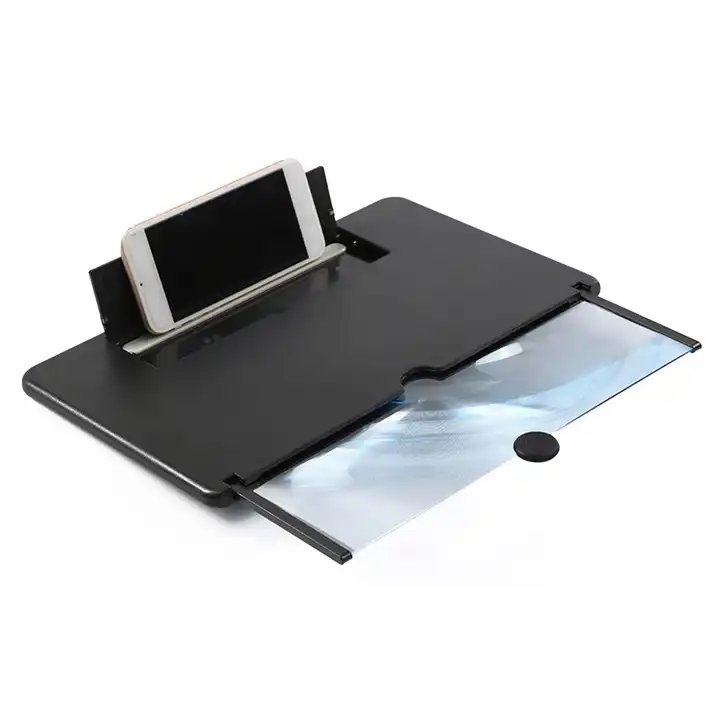 2024 Original Patent Top Quality 2 in 1 Hd 10 12 14 16" Phone Magnifier Mobile Phone Screen 3d Magnifier Desktop Phone Holder St