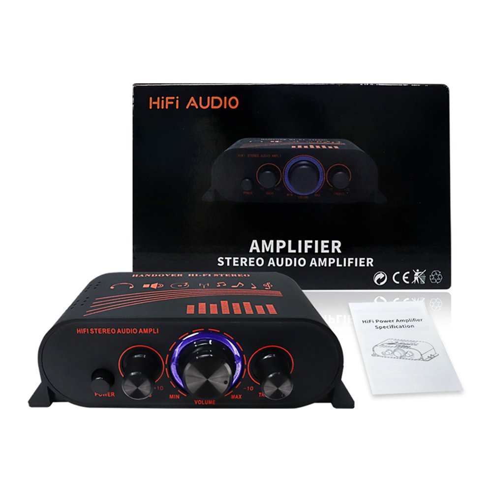 AK170 12V Home Car Hifi Power Amplifier Stereo BASS Audio Amp Speaker Class D Car Home Sound Power Amp