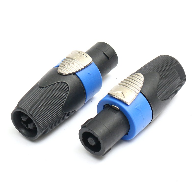 OEM Free Sample plate with nickel professional speaker connector Audio plug power amplifier speaker cable Audio cable ohm head