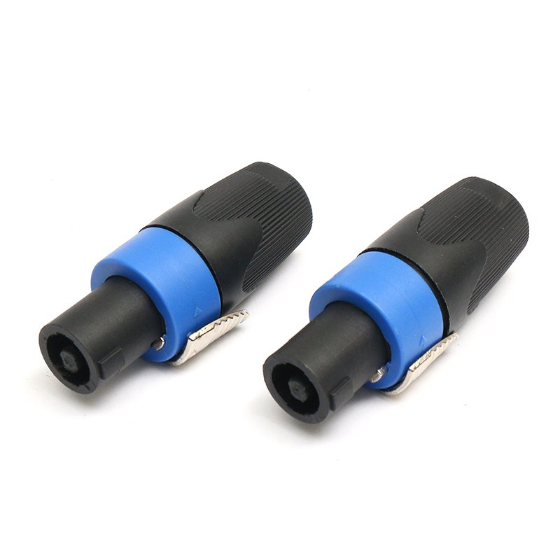OEM Free Sample plate with nickel professional speaker connector Audio plug power amplifier speaker cable Audio cable ohm head