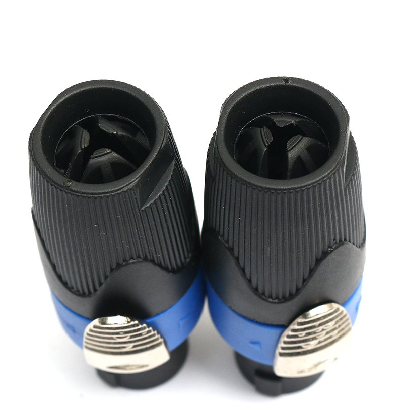OEM Free Sample plate with nickel professional speaker connector Audio plug power amplifier speaker cable Audio cable ohm head