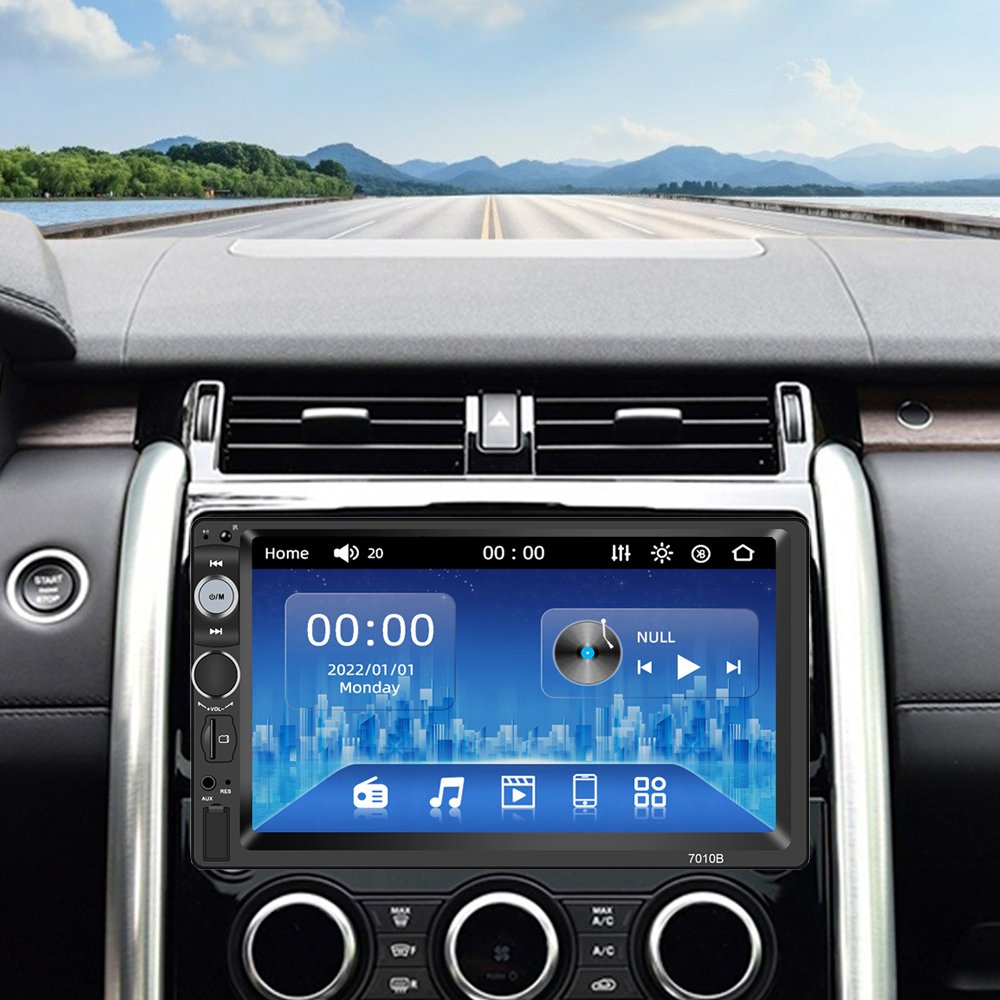 HENGMALL Universal 1Din Stereo 7" Touch Screen Video MP5 Player Car Multimedia Player Auto Radio Auto Backup Camera Function