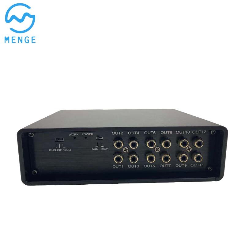 AndeSing Equalizer Processor Car Audio EQ Tuned Crossover Amplifier With Frequency Subwoofer 12v Hi-Fi Car Amplifier